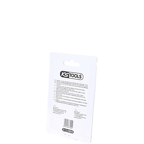 Emballage blanc, logo KS TOOLS, texte en plusieurs langues, numéro de produit 515.0895.